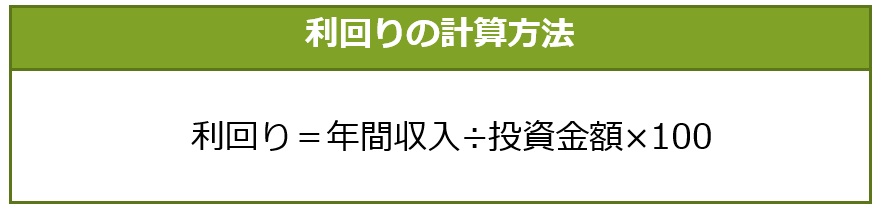 利回りの計算方法